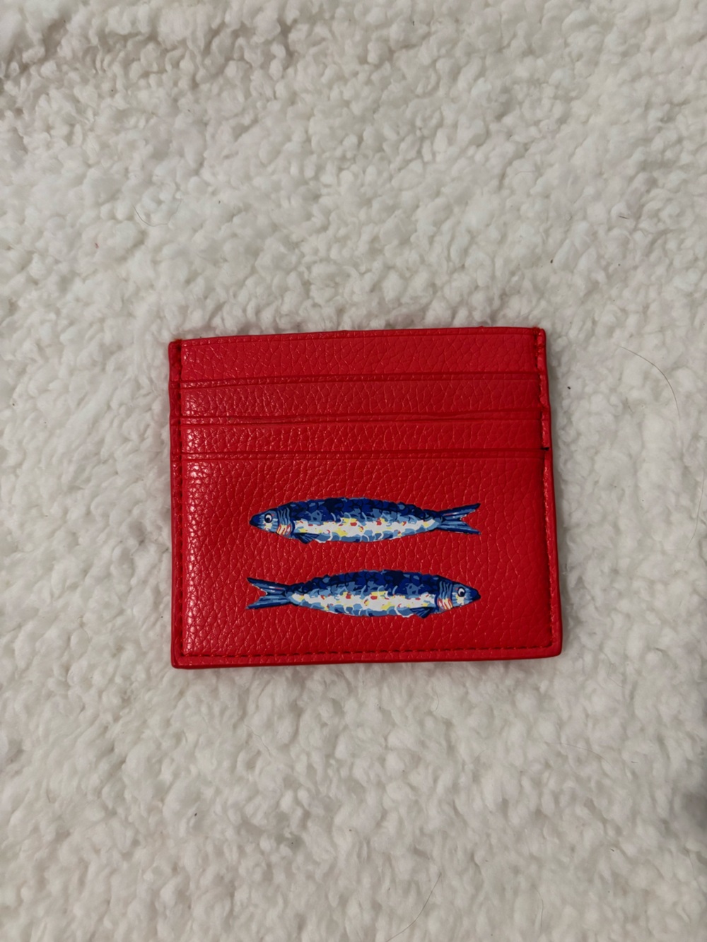 Red Fish Card Holder Wallet - Vera Bradley